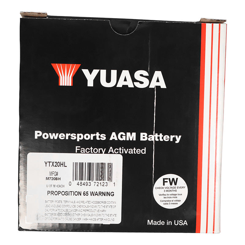 YUASA YUAM720BH Battery Fits Pan America 1250