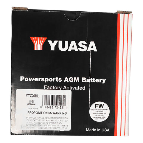 YUASA YUAM720BH Battery Fits Pan America 1250