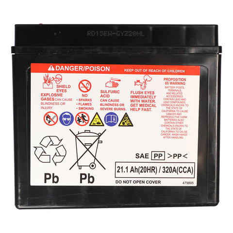 YUASA GYZ20HL Battery Fits 97-23 FLH, FLT , FLR(Touring)