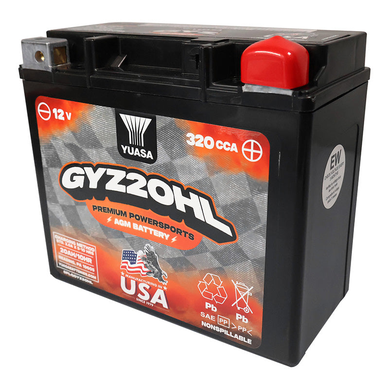 YUASA GYZ20HL Battery Fits 97-23 FLH, FLT , FLR(Touring)