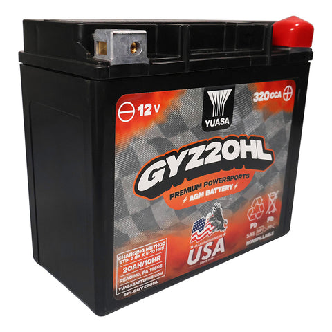 YUASA GYZ20HL Battery Fits 97-23 FLH, FLT , FLR(Touring)