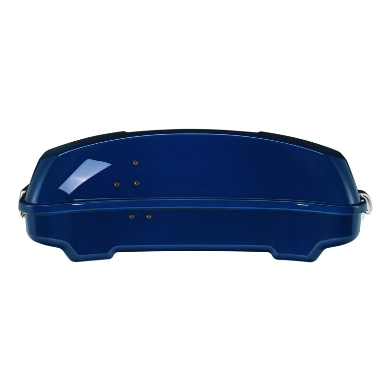 HR3 Bright Billiard Blue 5.5" Razor Style Touring Trunk Luggage For 14-24 Harley Touring