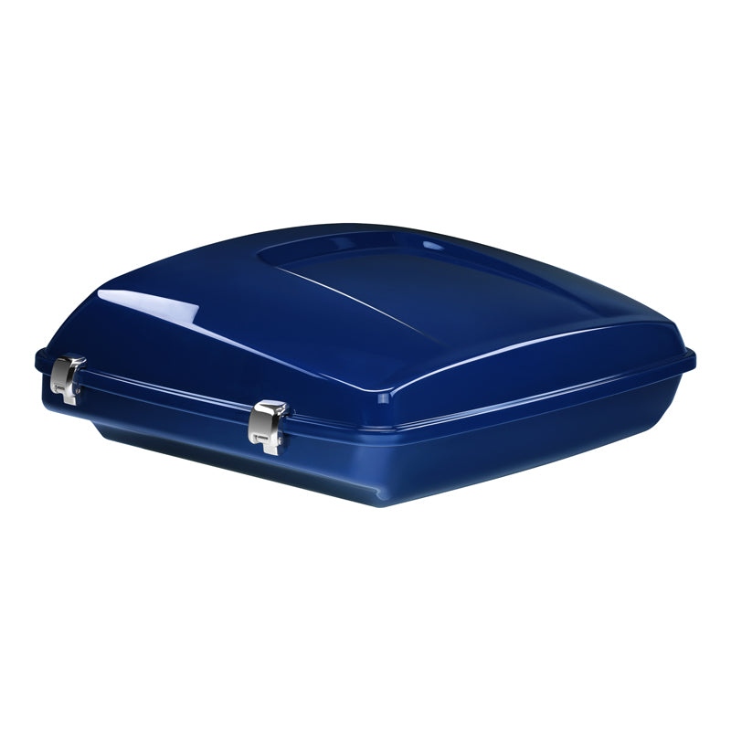 HR3 Bright Billiard Blue 5.5" Razor Style Touring Trunk Luggage For 14-24 Harley Touring