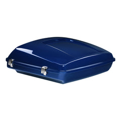 HR3 Bright Billiard Blue 5.5" Razor Style Touring Trunk Luggage For 14-24 Harley Touring