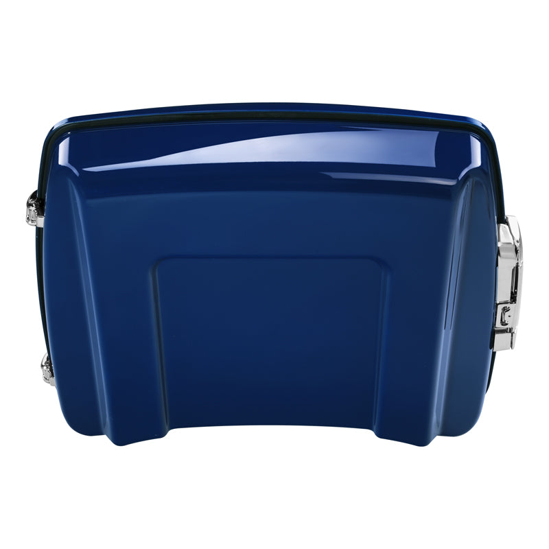 HR3 Bright Billiard Blue 5.5" Razor Style Touring Trunk Luggage For 14-24 Harley Touring