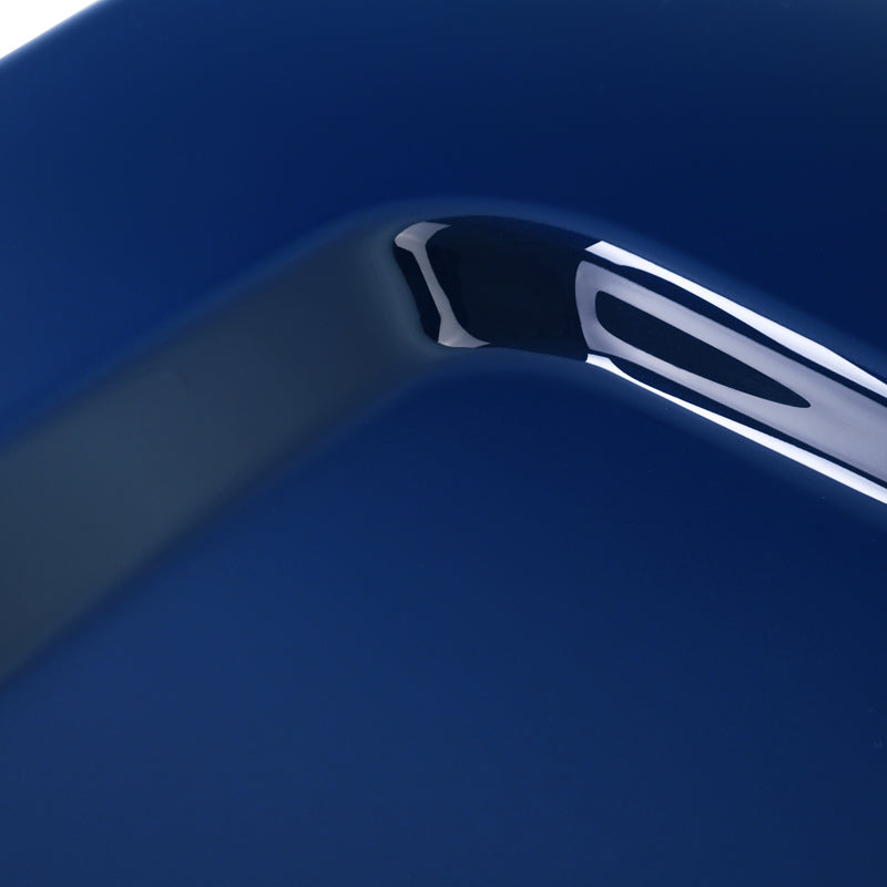 HR3 Bright Billiard Blue 5.5" Razor Style Touring Trunk Luggage For 14-24 Harley Touring