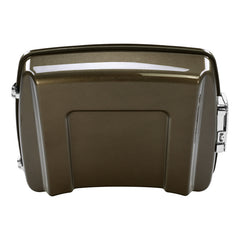 HR3 River Rock Gray 5.5" Razor Style Touring Trunk Luggage For 14-24 Harley Touring