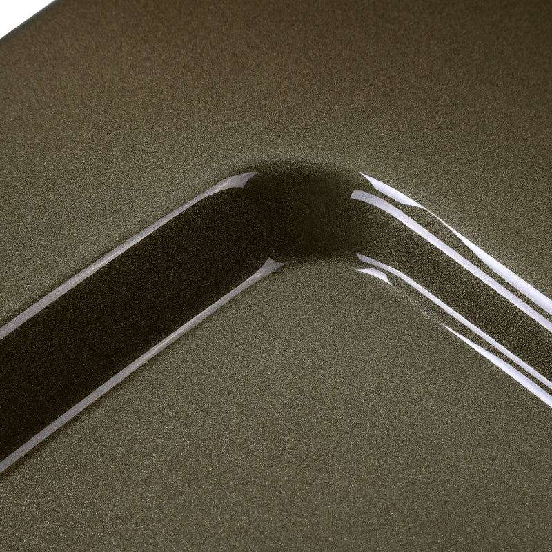 HR3 River Rock Gray 5.5" Razor Style Touring Trunk Luggage For 14-24 Harley Touring