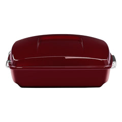 HR3 Mysterious Red Sunglo 10.7" Chopped Style Touring Trunk Luggage For 14-24 Harley Touring