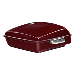 HR3 Mysterious Red Sunglo 10.7" Chopped Style Touring Trunk Luggage For 14-24 Harley Touring