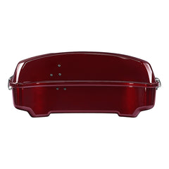HR3 Mysterious Red Sunglo 10.7" Chopped Style Touring Trunk Luggage For 14-24 Harley Touring