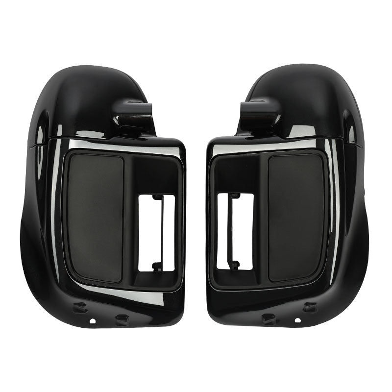 HR3 Black Quartz 2016RGS Vented Lower Fairing Kit With 6.5" Speaker Pods For Harley Touring models 2014-2024