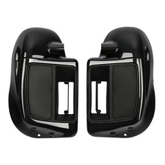 HR3 Black Quartz 2016RGS Vented Lower Fairing Kit With 6.5" Speaker Pods For Harley Touring models 2014-2024