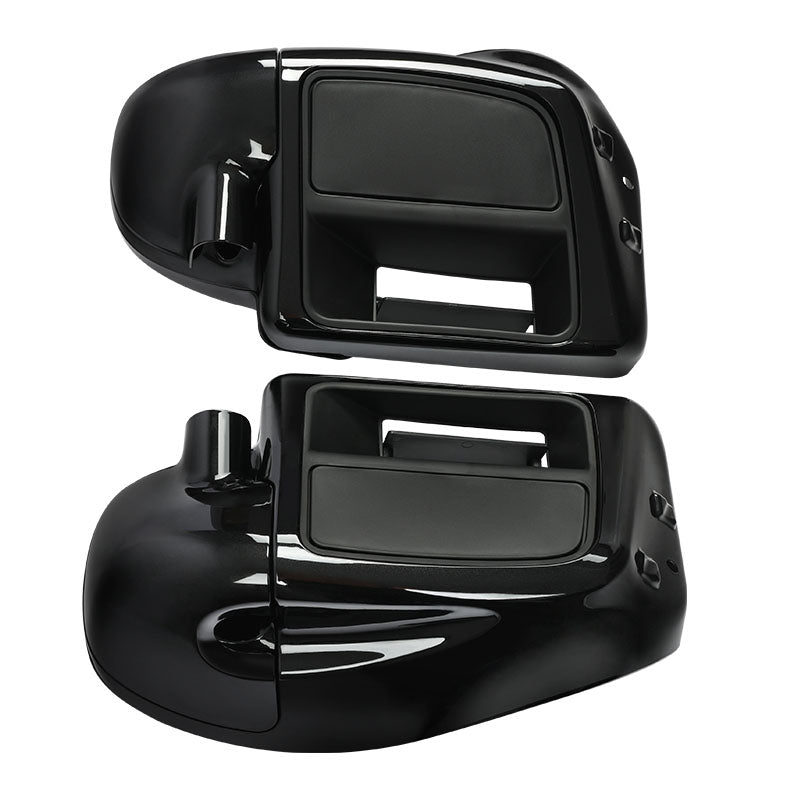 HR3 Black Quartz 2016RGS Vented Lower Fairing Kit With 6.5" Speaker Pods For Harley Touring models 2014-2024