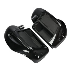 HR3 Black Quartz 2016RGS Vented Lower Fairing Kit With 6.5" Speaker Pods For Harley Touring models 2014-2024