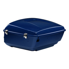 HR3 Bright Billiard Blue King Size Touring Trunk Luggage with Speaker Cut Outs For 14-24 Harley Touring