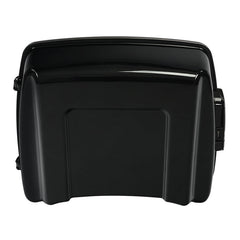 HR3 Sunset Orange / Sunset Black Fade 10.7" Chopped Style Touring Trunk Luggage For 14-24 Harley Touring