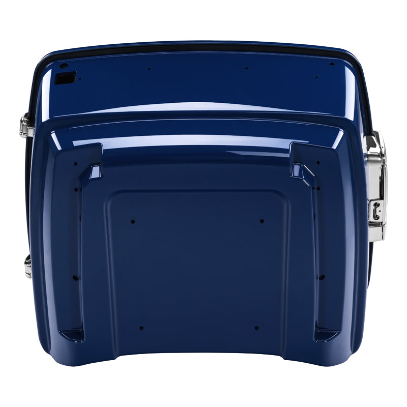 HR3 Bright Billiard Blue King Size Touring Trunk Luggage with Speaker Cut Outs For 14-24 Harley Touring