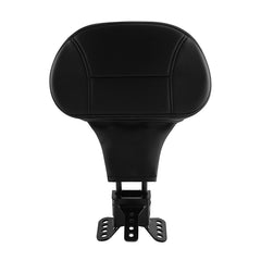 C.C. RIDER Rider Backrest Phone Pocket 2 Up Seat Driver Backrest Pad For Harley Touring CVO Street Glide Road Glide Electra Glide Road King, 1988-2025