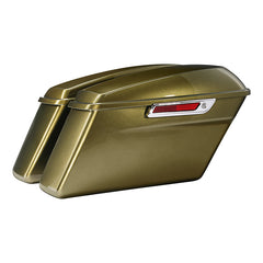 HR3 Olive Gold Hard Saddlebags (Regular) For 14-23 Harley Touring