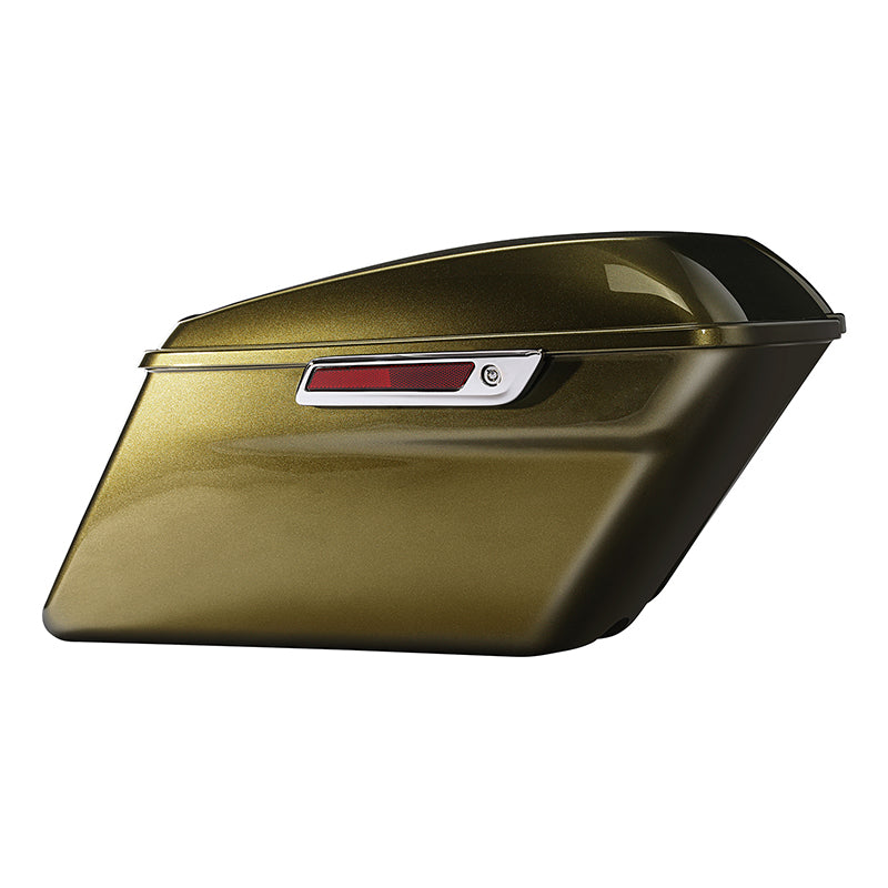 HR3 Olive Gold Hard Saddlebags (Regular) For 14-23 Harley Touring