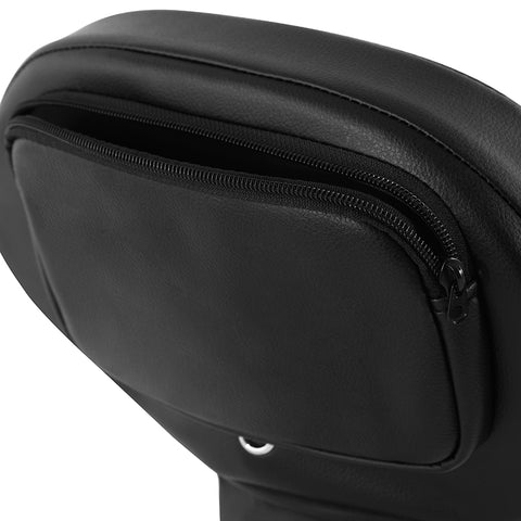 C.C. RIDER Rider Backrest 2 Up Seat Driver Backrest Pad For Harley Touring CVO Road Glide Electra Glide Road King Street Glide, 1988-2025