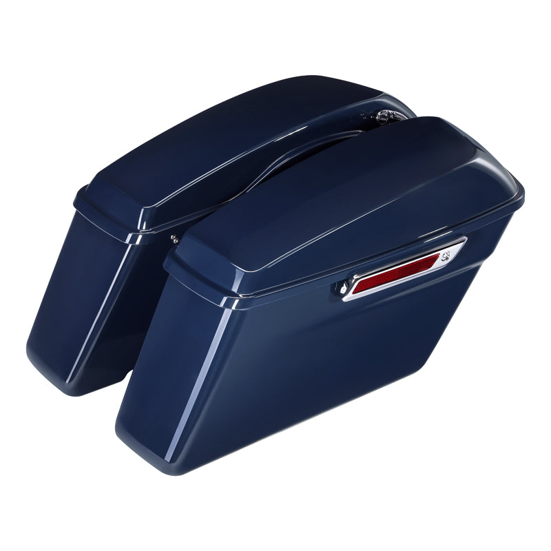 HR3 Billiard Blue Hard Saddlebags (Regular) For 14-23 Harley Touring