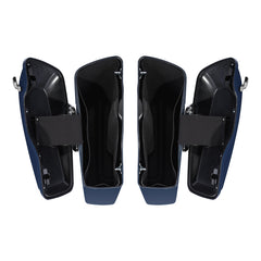 HR3 Billiard Blue Hard Saddlebags (Regular) For 14-23 Harley Touring
