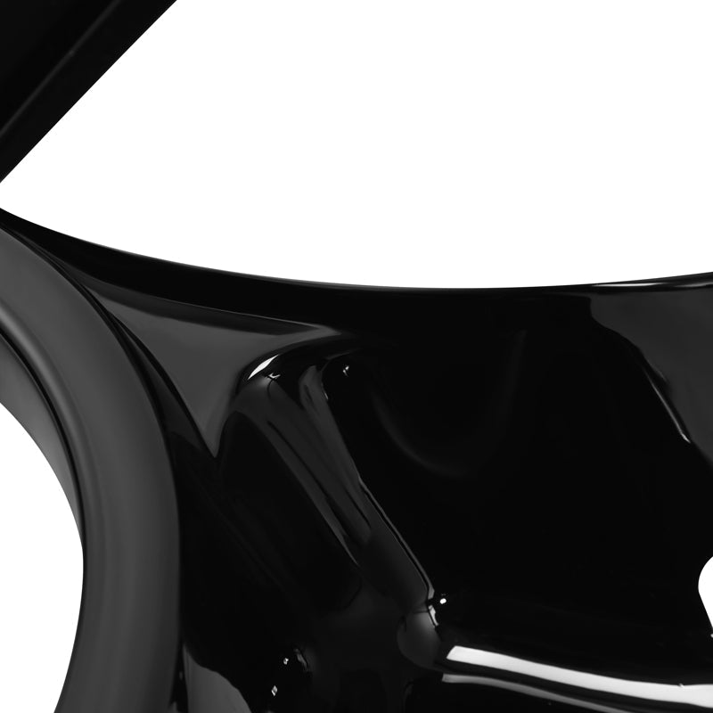 HR3 White Amethyst With Black Licorice Flames Batwing Front  Inner Fairing 2016 CVO STREET GLIDE (FLHXSE )