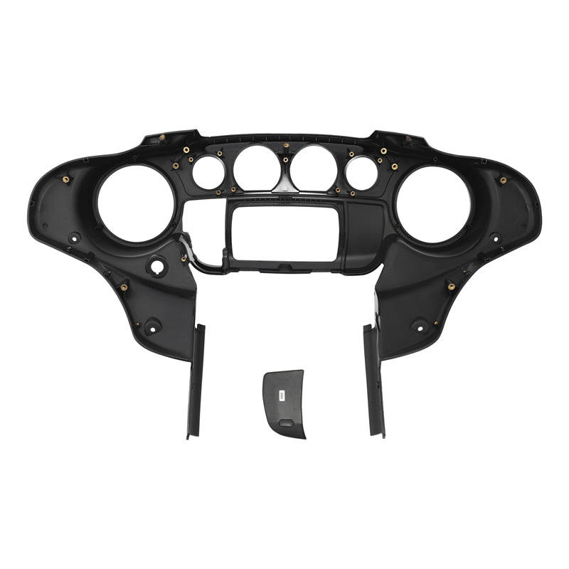 HR3 White Amethyst With Black Licorice Flames Batwing Front  Inner Fairing 2016 CVO STREET GLIDE (FLHXSE )