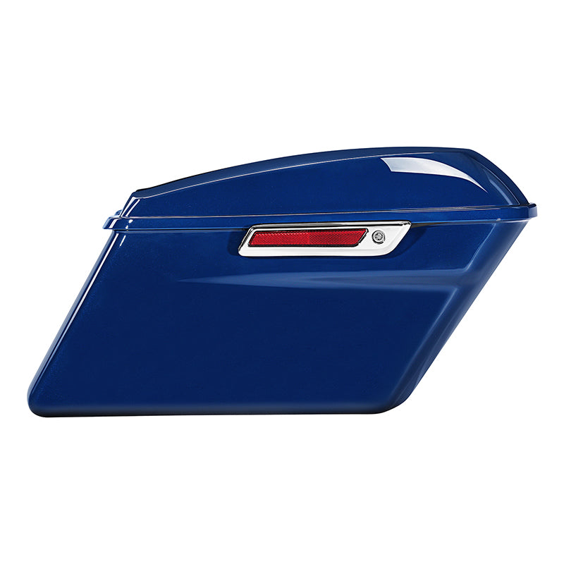 HR3 Bright Billiard Blue Hard Saddlebags (Regular) For 2014-2023 Harley Touring
