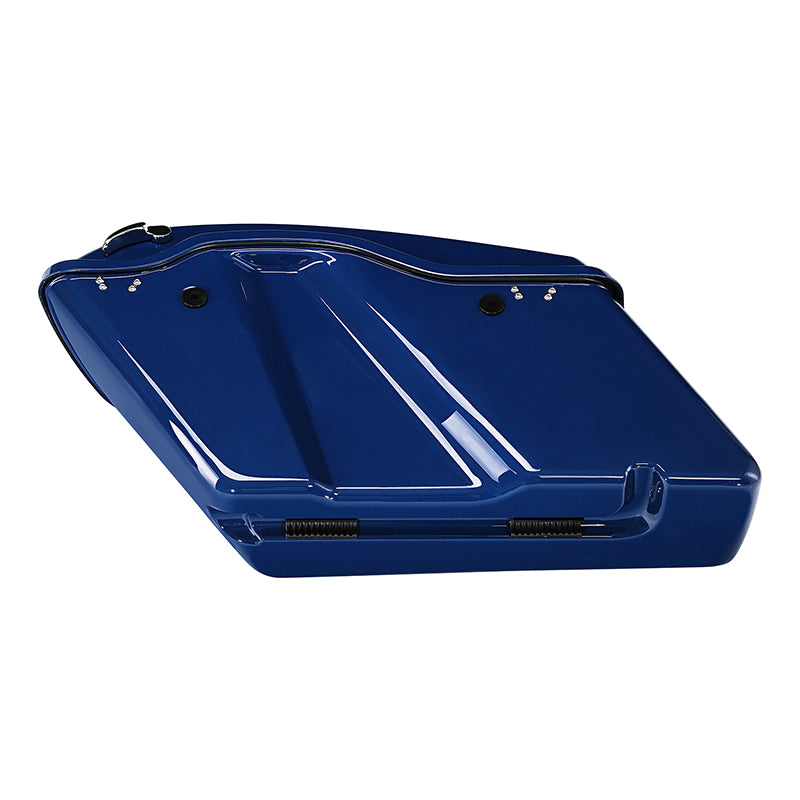 HR3 Bright Billiard Blue Hard Saddlebags (Regular) For 14-23 Harley Touring