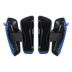 HR3 Bright Billiard Blue Hard Saddlebags (Regular) For 14-23 Harley Touring