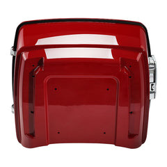 HR3 Billiard Red / Vivid Black 13.7" King Size Touring Trunk Luggage For 14-24 Harley Touring