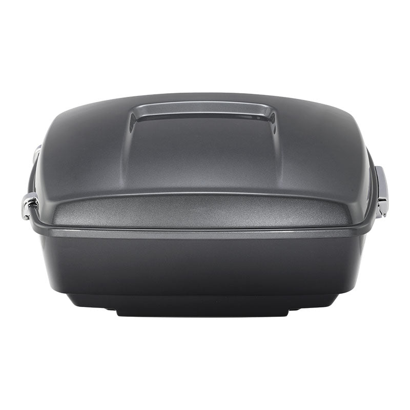 HR3 Gauntlet Gray Metallic 13.7" King Size Touring Trunk Luggage For 14-24 Harley Touring