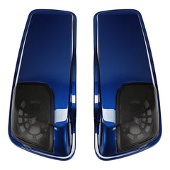 HR3 Superior Blue CVO Saddlebag Lids With 5" x 7" Speaker Cutouts For Harley Touring Models 2014-2023