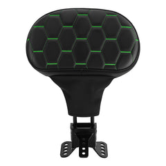 C.C. RIDER Rider Backrest 2 Up Seat Driver Backrest Pad For Harley Touring CVO Street Glide Road Glide Electra Glide Road King, 1988-2025