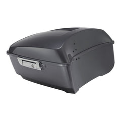 HR3 Gauntlet Gray Metallic 13.7" King Size Touring Trunk Luggage For 14-24 Harley Touring