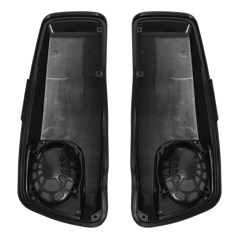 HR3 Superior Blue CVO Saddlebag Lids With 5" x 7" Speaker Cutouts For Harley Touring Models 2014-2023