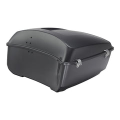 HR3 Gauntlet Gray Metallic 13.7" King Size Touring Trunk Luggage For 14-24 Harley Touring