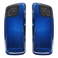 HR3 Superior Blue CVO Saddlebag Lids With 5" x 7" Speaker Cutouts For Harley Touring Models 2014-2023