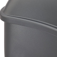 HR3 Gauntlet Gray Metallic 13.7" King Size Touring Trunk Luggage For 14-24 Harley Touring