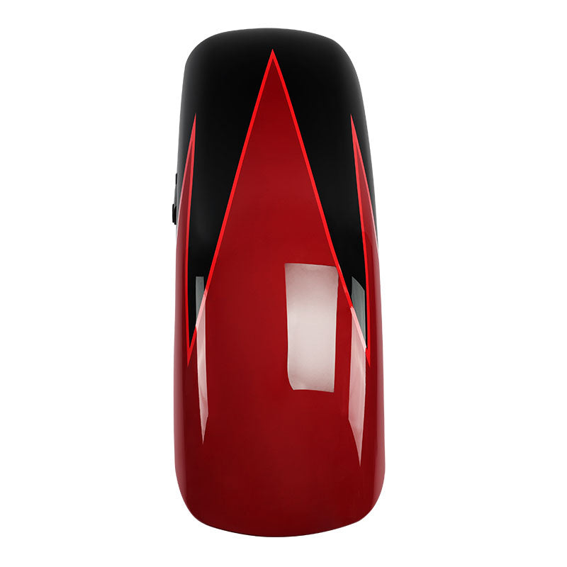 HR3 Starfire Black / Atomic Red Motorcycle 18" Wide Tire Front Mudguard Fender For Harley Touring Models 2014-2023