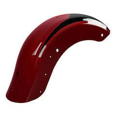HR3 Starfire Black / Atomic Red Motorcycle Mudguard CVO STYLE REAR FENDER FOR Harley Touring 2014-2023