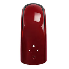 HR3 Starfire Black / Atomic Red Motorcycle Mudguard CVO STYLE REAR FENDER FOR Harley Touring 2014-2023
