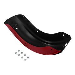 HR3 Starfire Black / Atomic Red Motorcycle Mudguard CVO STYLE REAR FENDER FOR Harley Touring 2014-2023