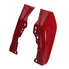HR3 Starfire Black / Atomic Red Mid-Frame Air Deflectors For Harley Touring and Trike Models 09-24