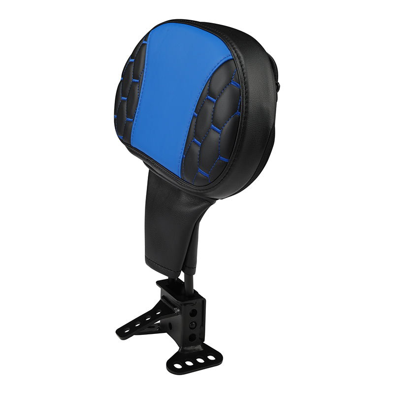 C.C. RIDER Rider Backrest 2 Up Seat Driver Backrest Pad For Harley Touring CVO Road Glide Electra Glide Road King Street Glide, 1988-2025