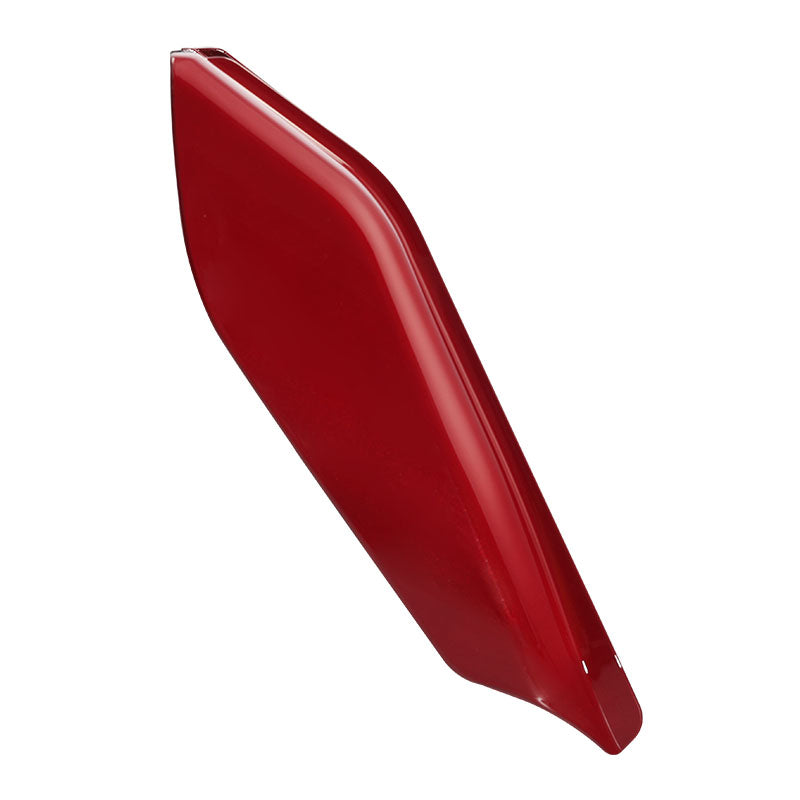 HR3 Starfire Black / Atomic Red Mid-Frame Air Deflectors For Harley Touring and Trike Models 09-24