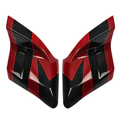 HR3 Starfire Black / Atomic Red CVO Stretched Side Covers 2017 CVO STREET GLIDE （FLHXSE）